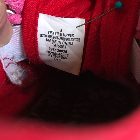 Bundle Sale! Red Mossimo Sneakers size 8 used - Picture 9 of 9